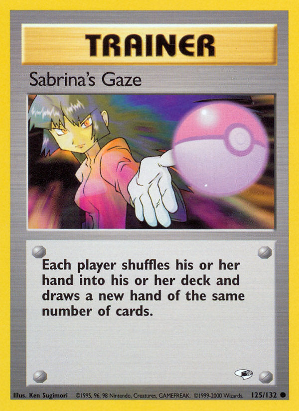 Gym Heroes Sabrina's Gaze #125/132 unlimited